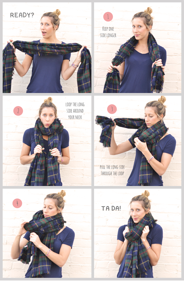 How to Wear a Blanket Scarf 6 Ways