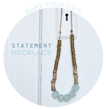diy statement necklace