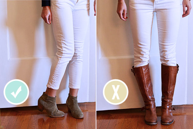 to Wear Ankle Booties vs. Knee-High Boots