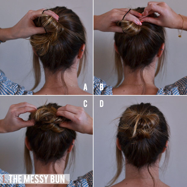 Hairstyles Step By Step Step By Step Bun Hair Styles