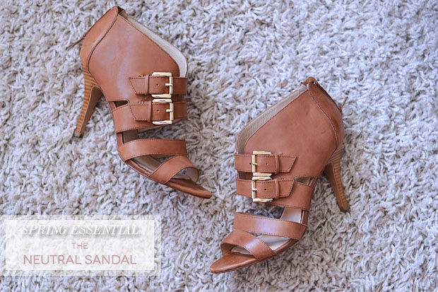 neutral sandals
