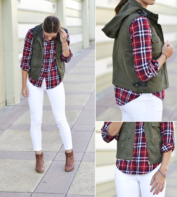 white jean outfits for fall