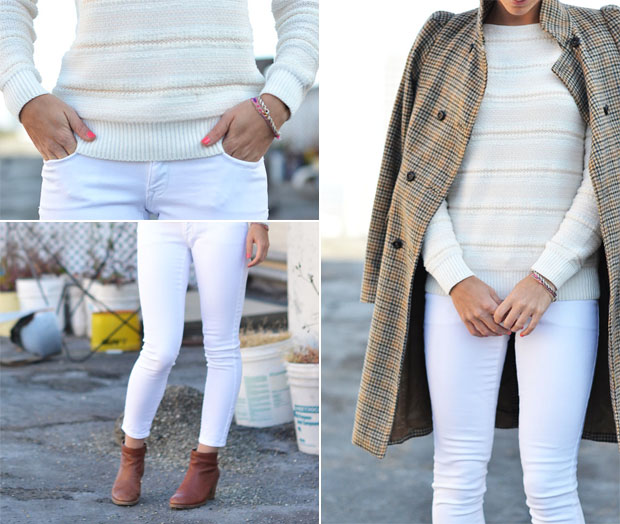 How to Wear White Jeans in Any Season