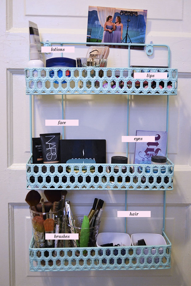 Organizing Hair Products in a Small Space