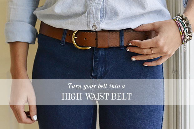 High waist belt sale