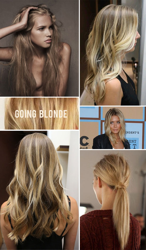Going Blonde / Blonde Hair Tips
