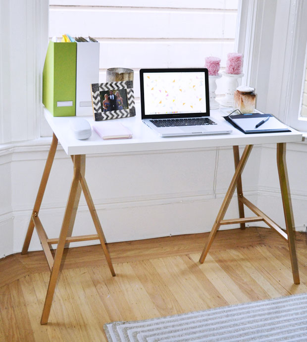 linnmon trestle desk