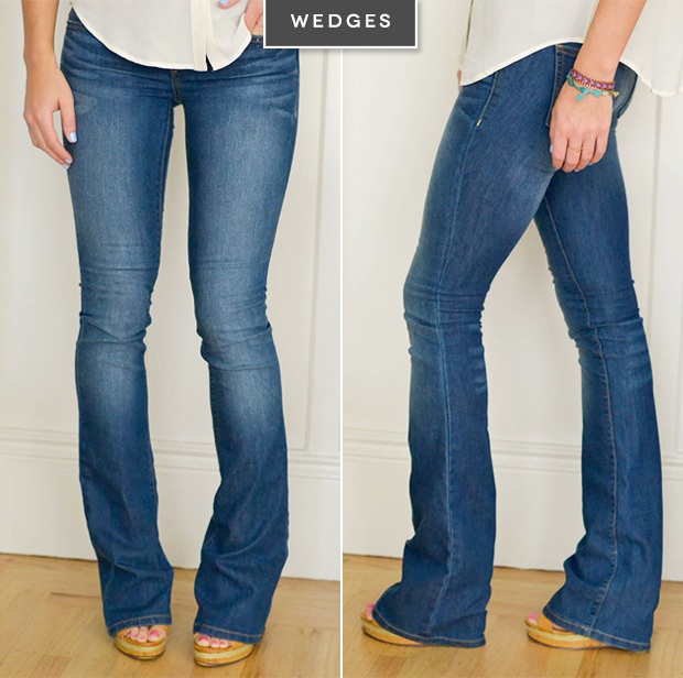 wedge shoes with jeans