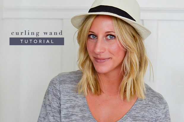 Using a outlet wand curling iron