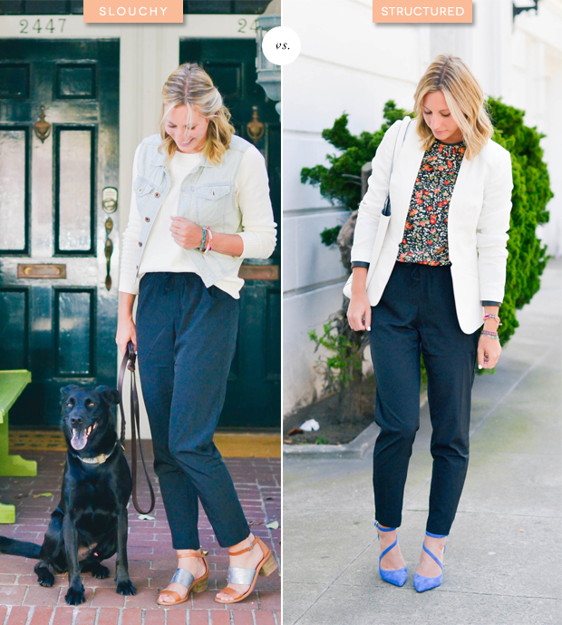 loose trousers outfit