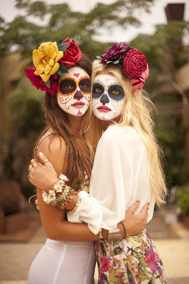 day of the dead halloween makeup