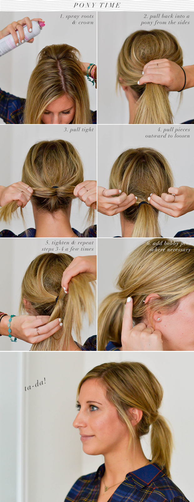 dove ponytail tutorial