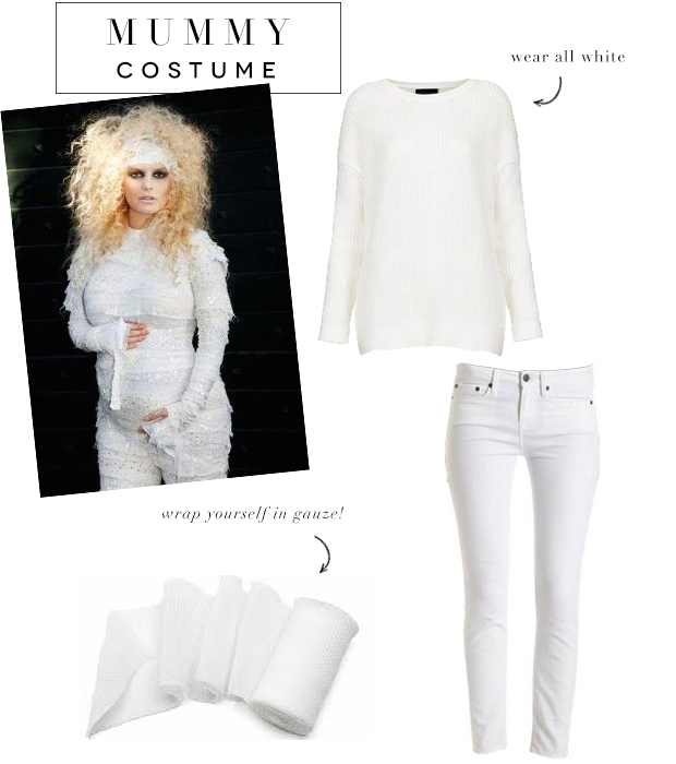 Diy mummy deals costume womens