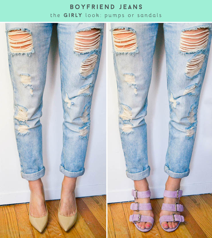 What Shoes to Wear with Boyfriend Jeans