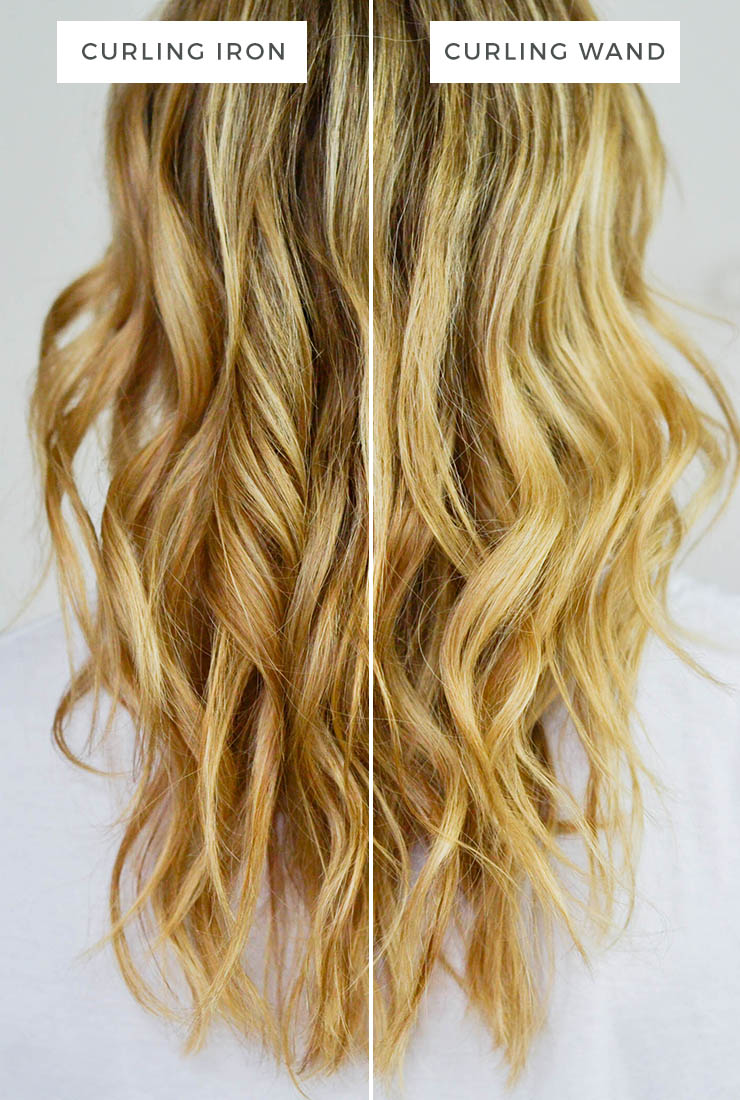 different ways to curl hair with wand