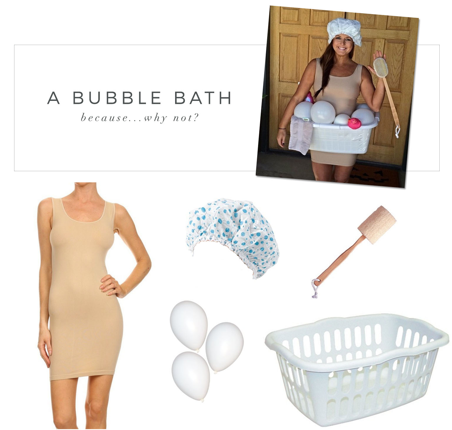 bubble bath costume