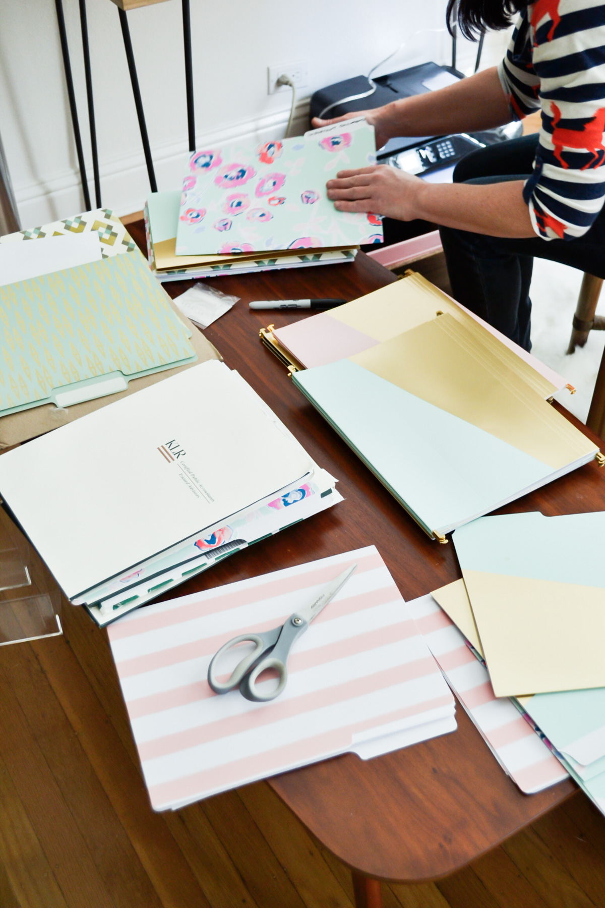 process of organizing paperwork with TaskRabbit