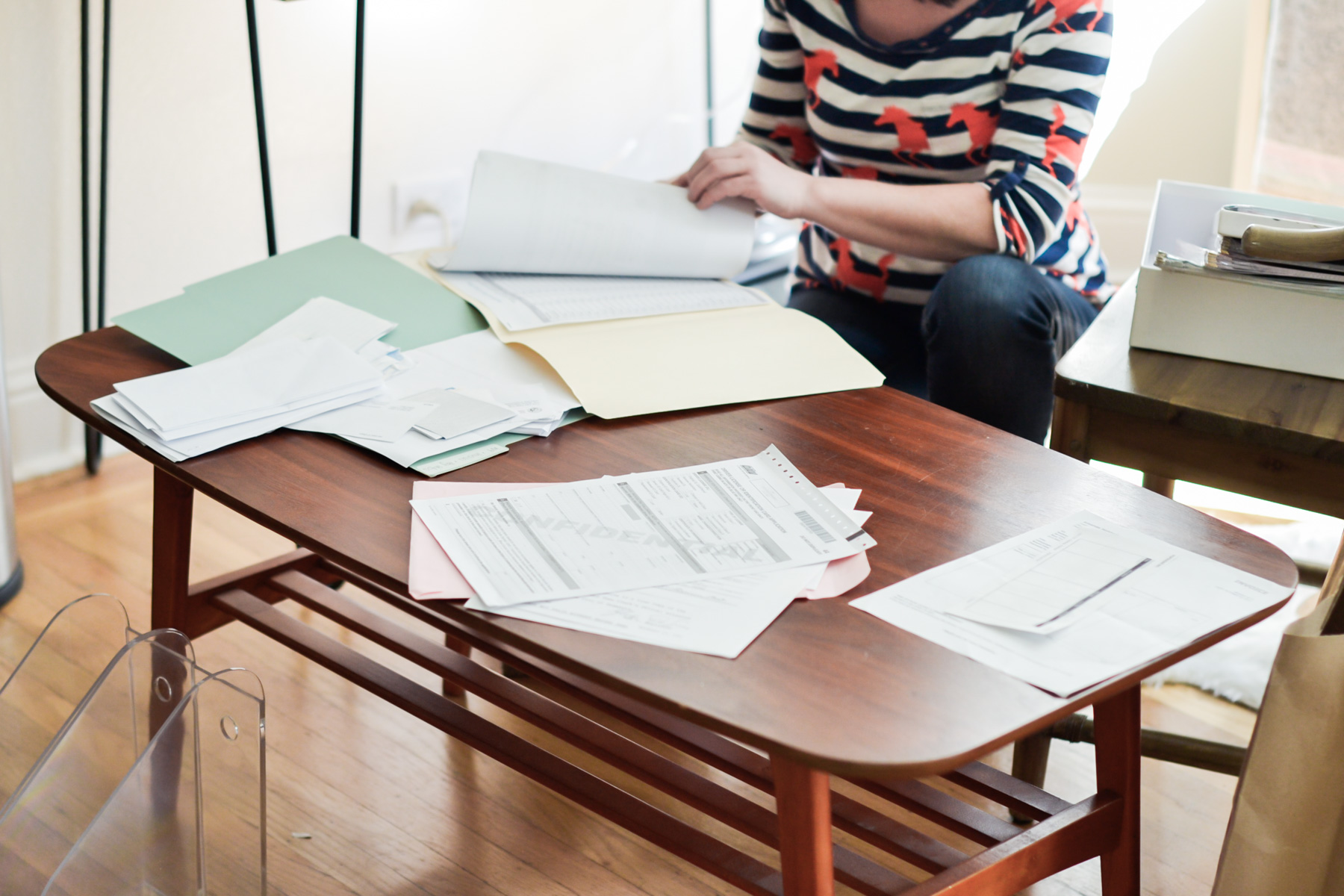 organizing files & paperwork with TaskRabbit