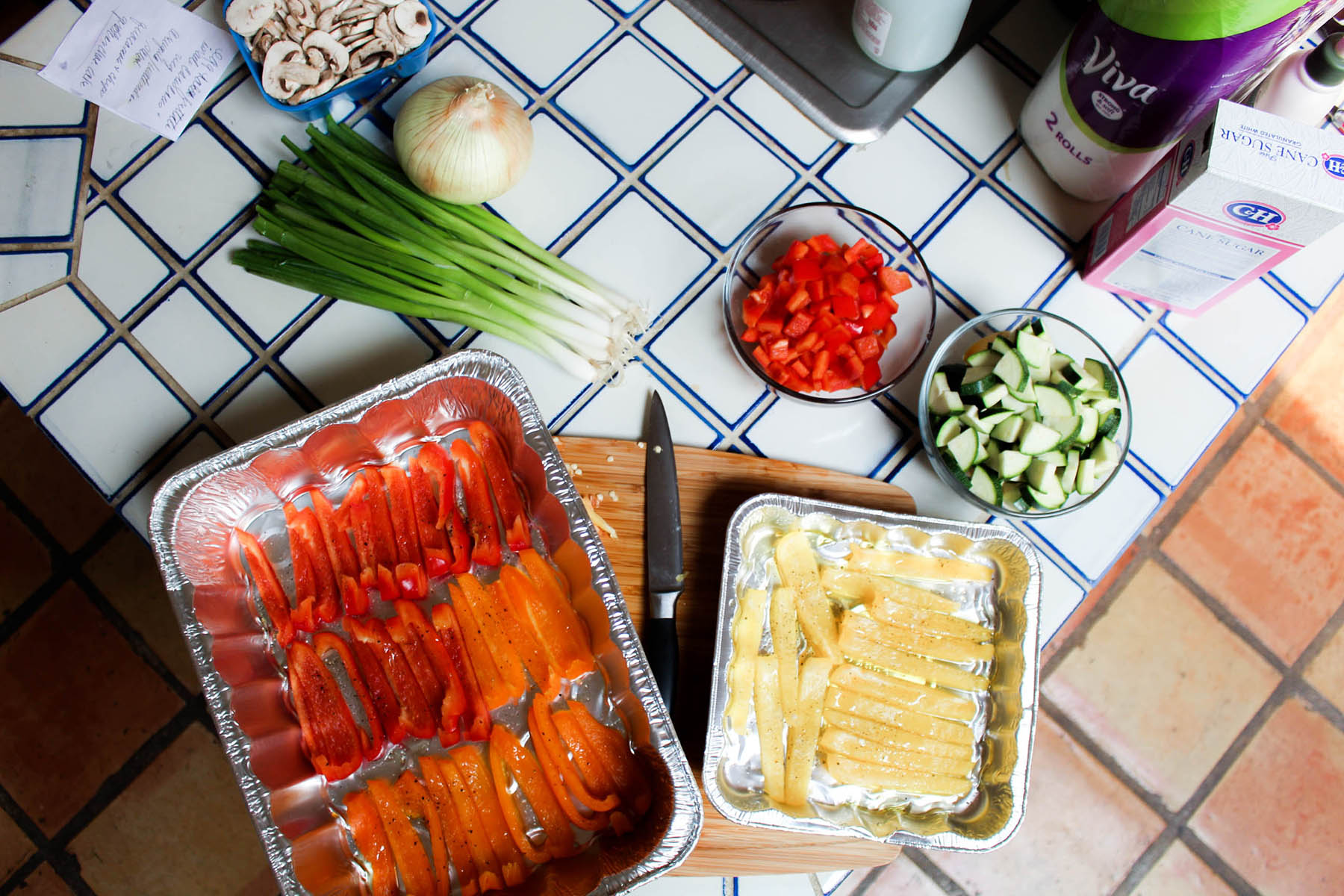 cooking roasted veggies