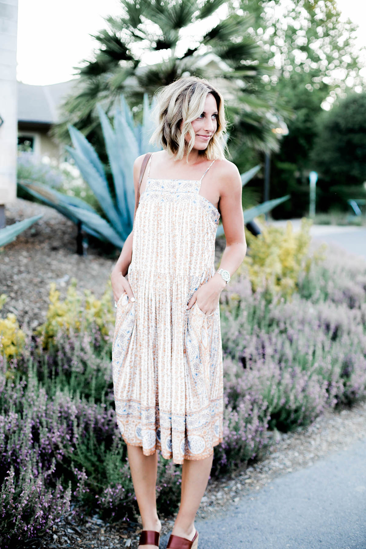 Free People Lost in a Dream floral midi dress summer outfit