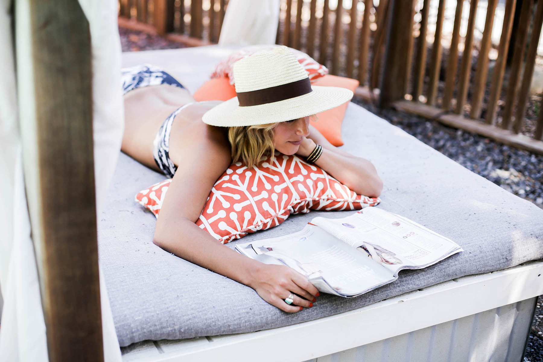 lounging by the pool at boon hotel + spa guerneville