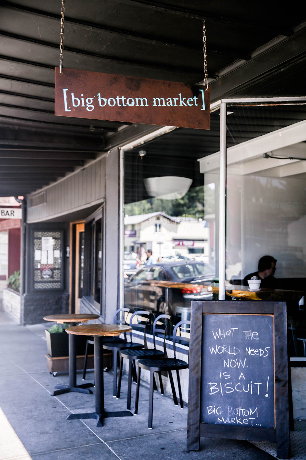 big bottom market in Guerneville, Sonoma County, California