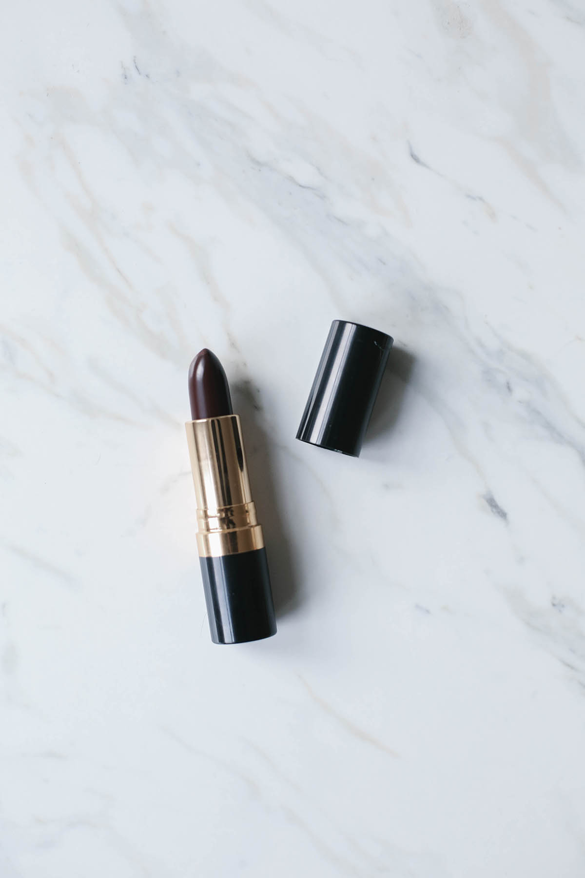 revlon lipstick in black cherry drugstore beauty producys