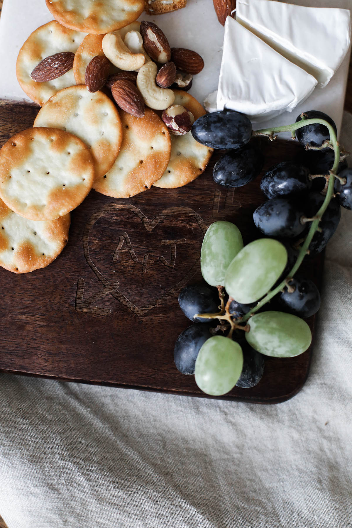 hand carved cheese board