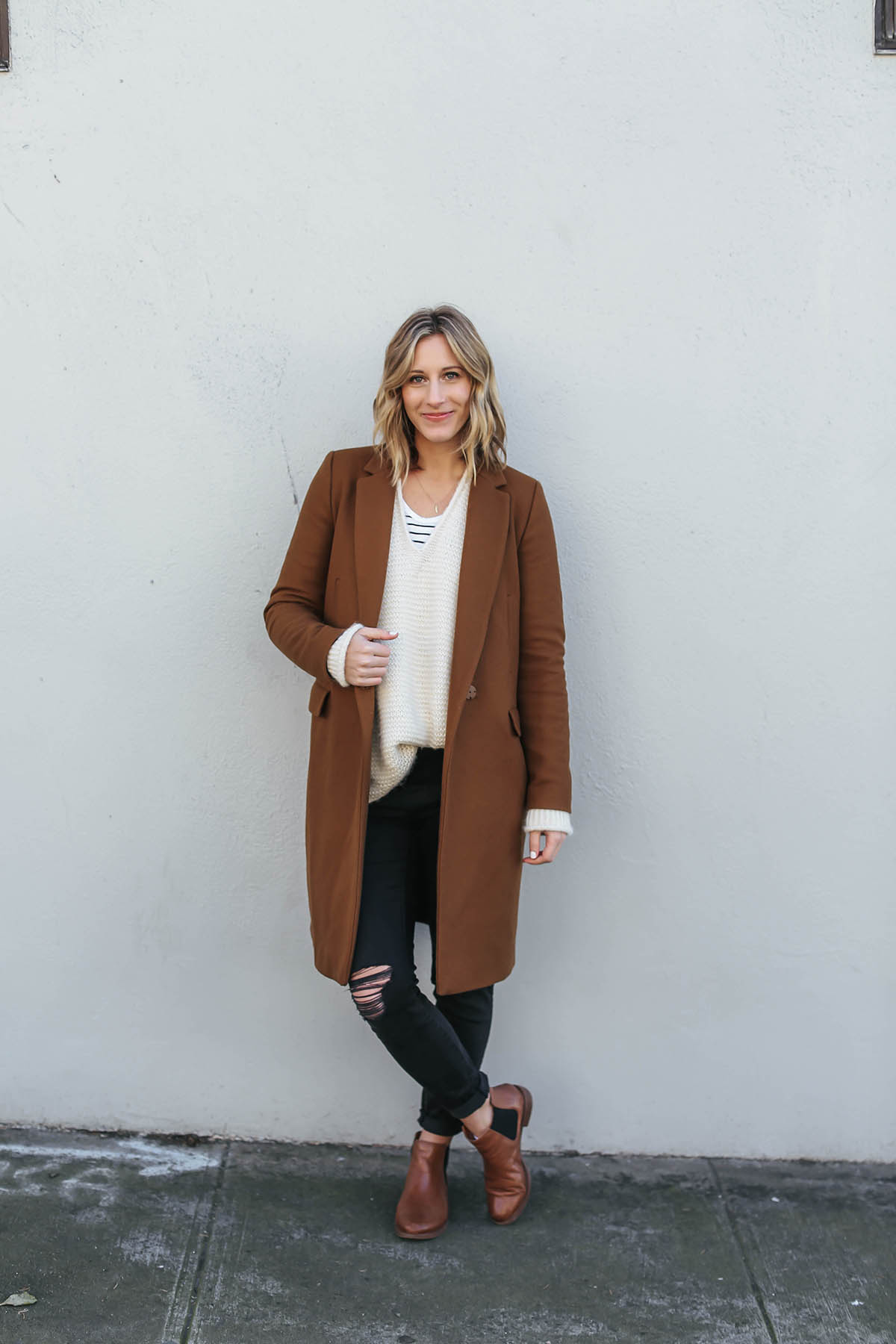 layered outfits for winter