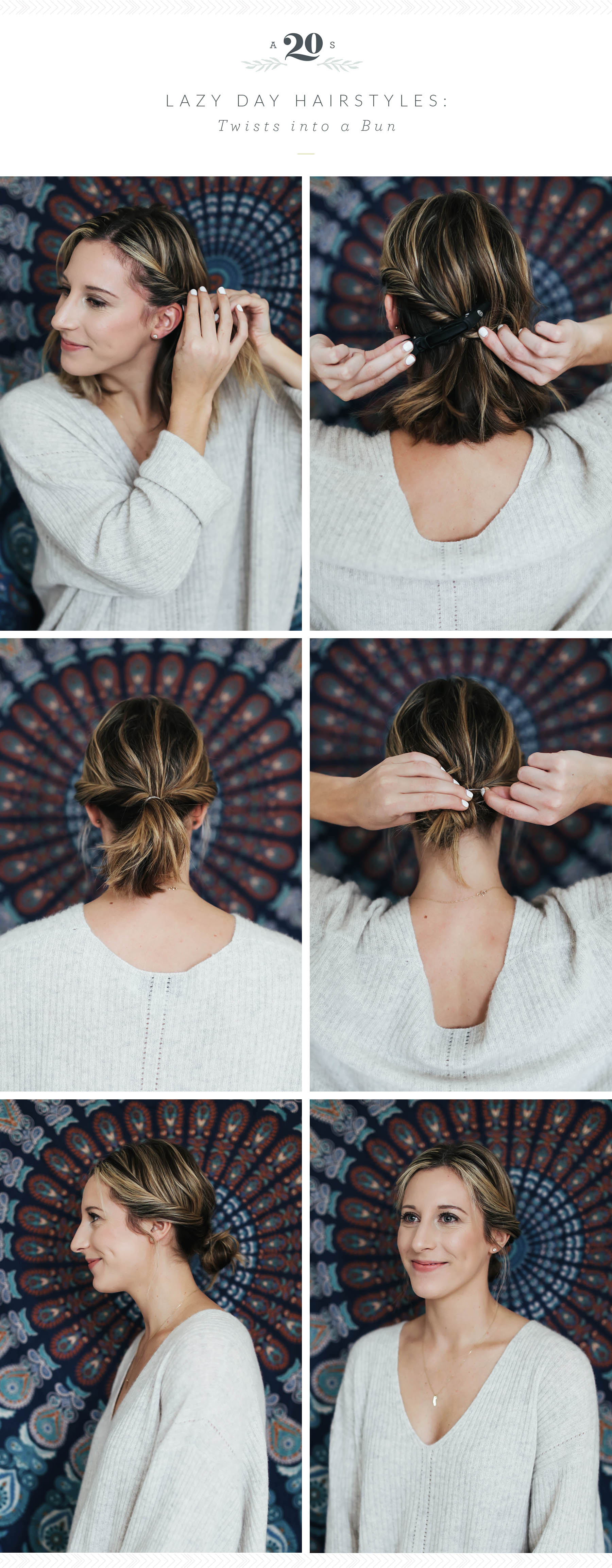 3 Easy Hairstyles for Lazy Days Advice from a Twenty Something