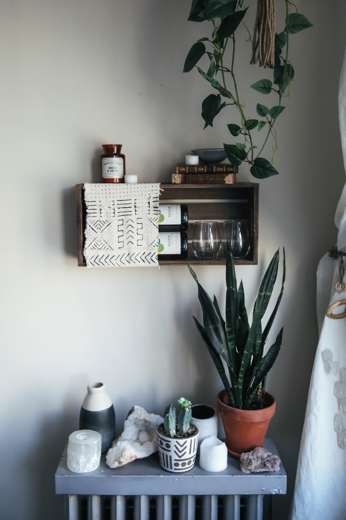 diy wine rack hanging crate