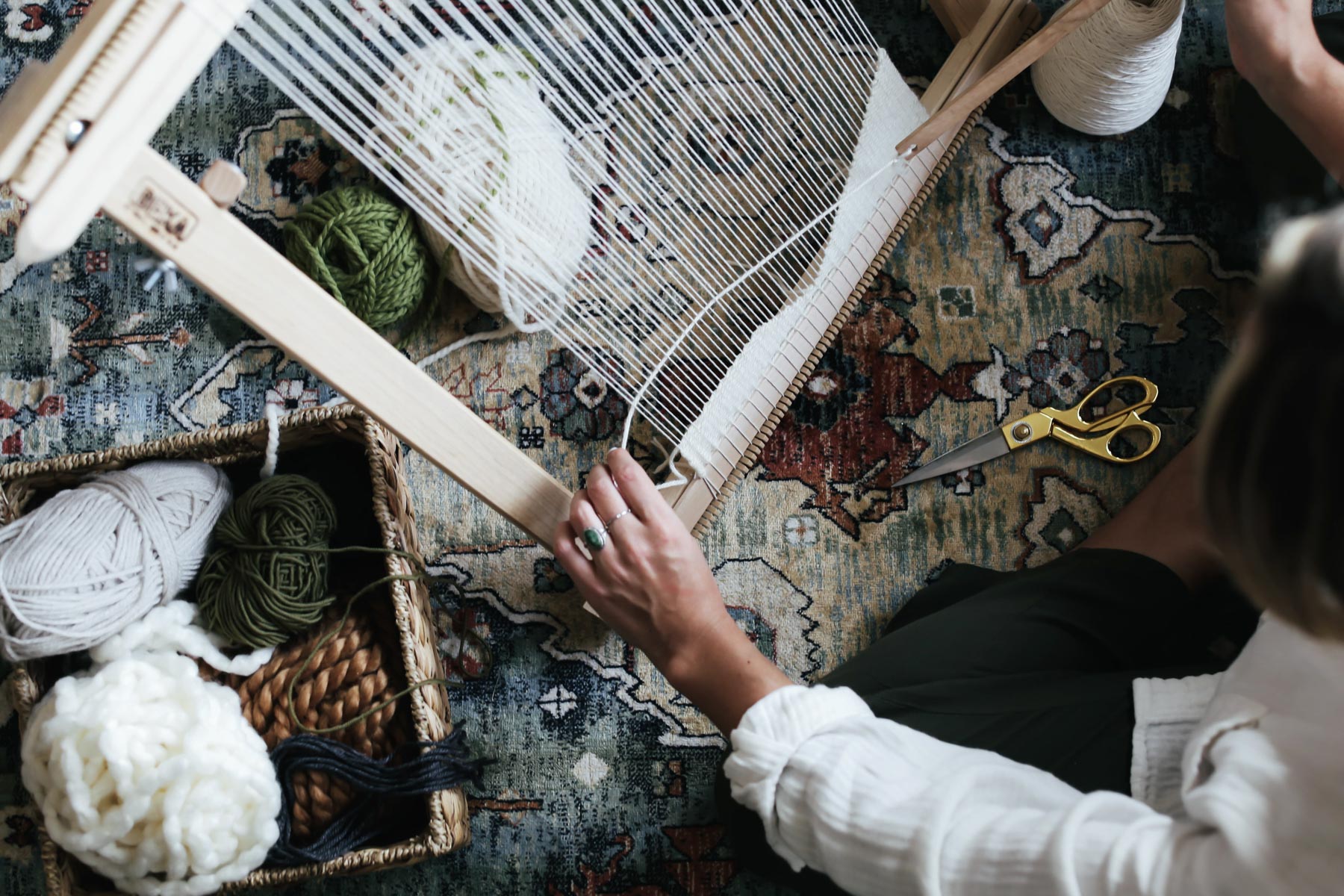 fiber art weaving