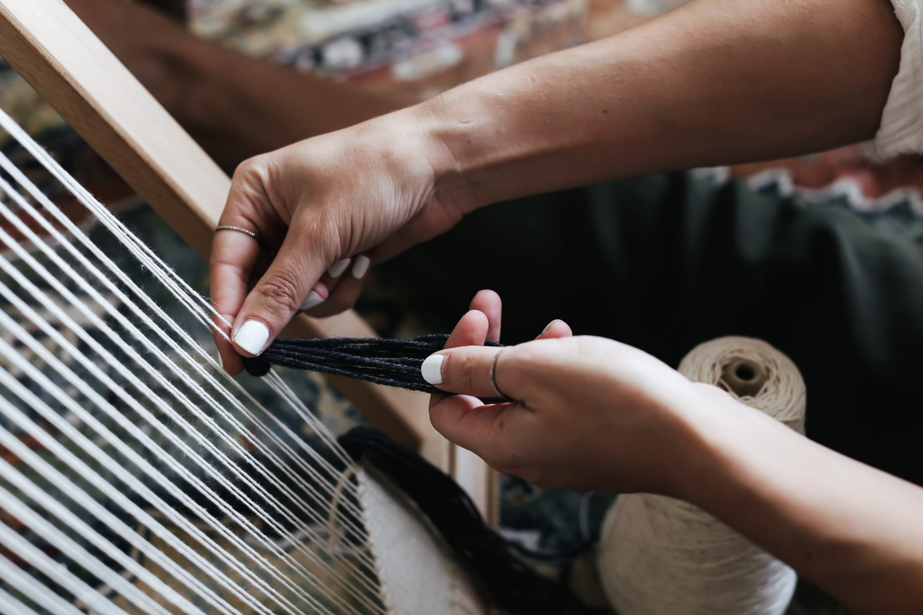 fiber art weaving