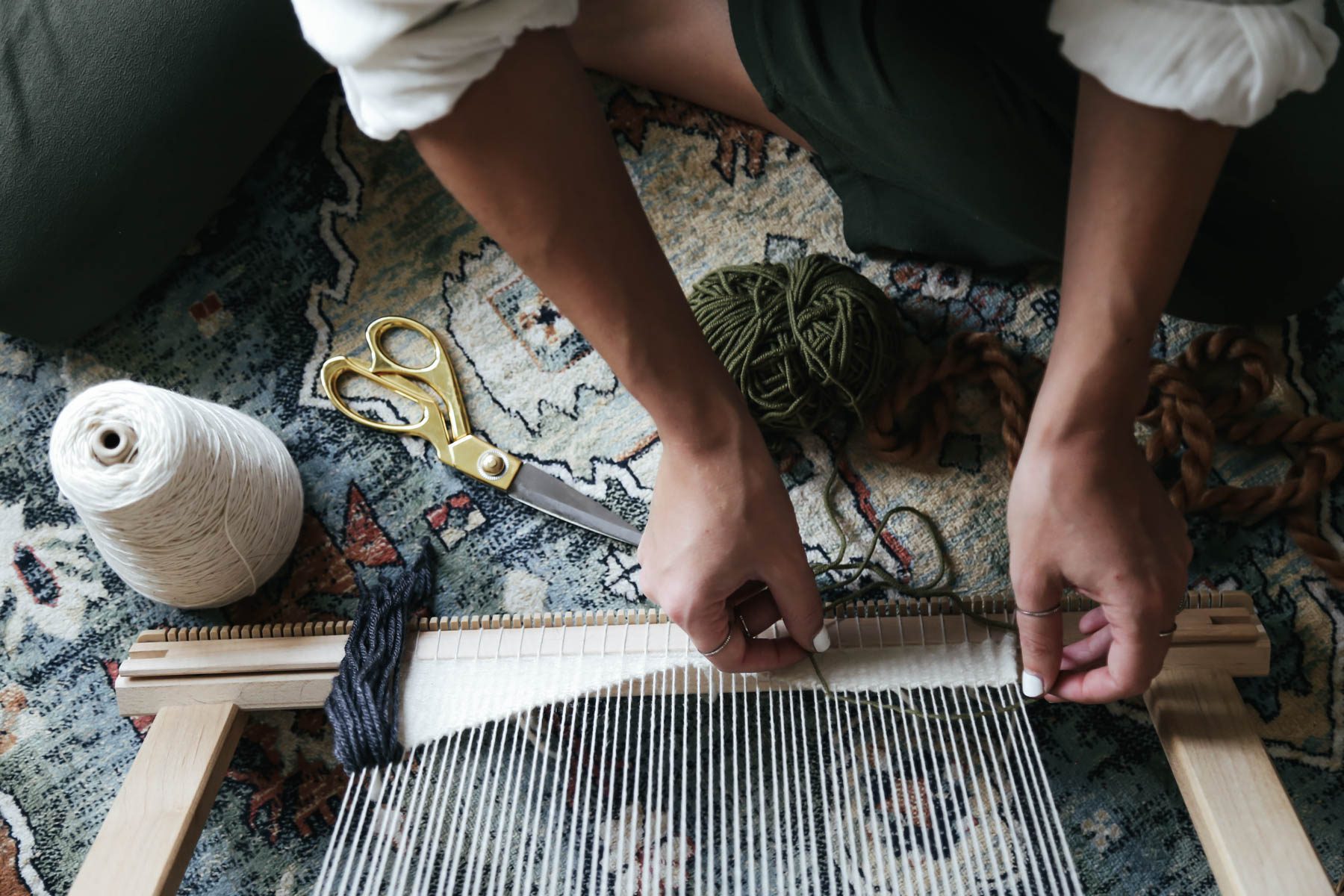 fiber art weaving