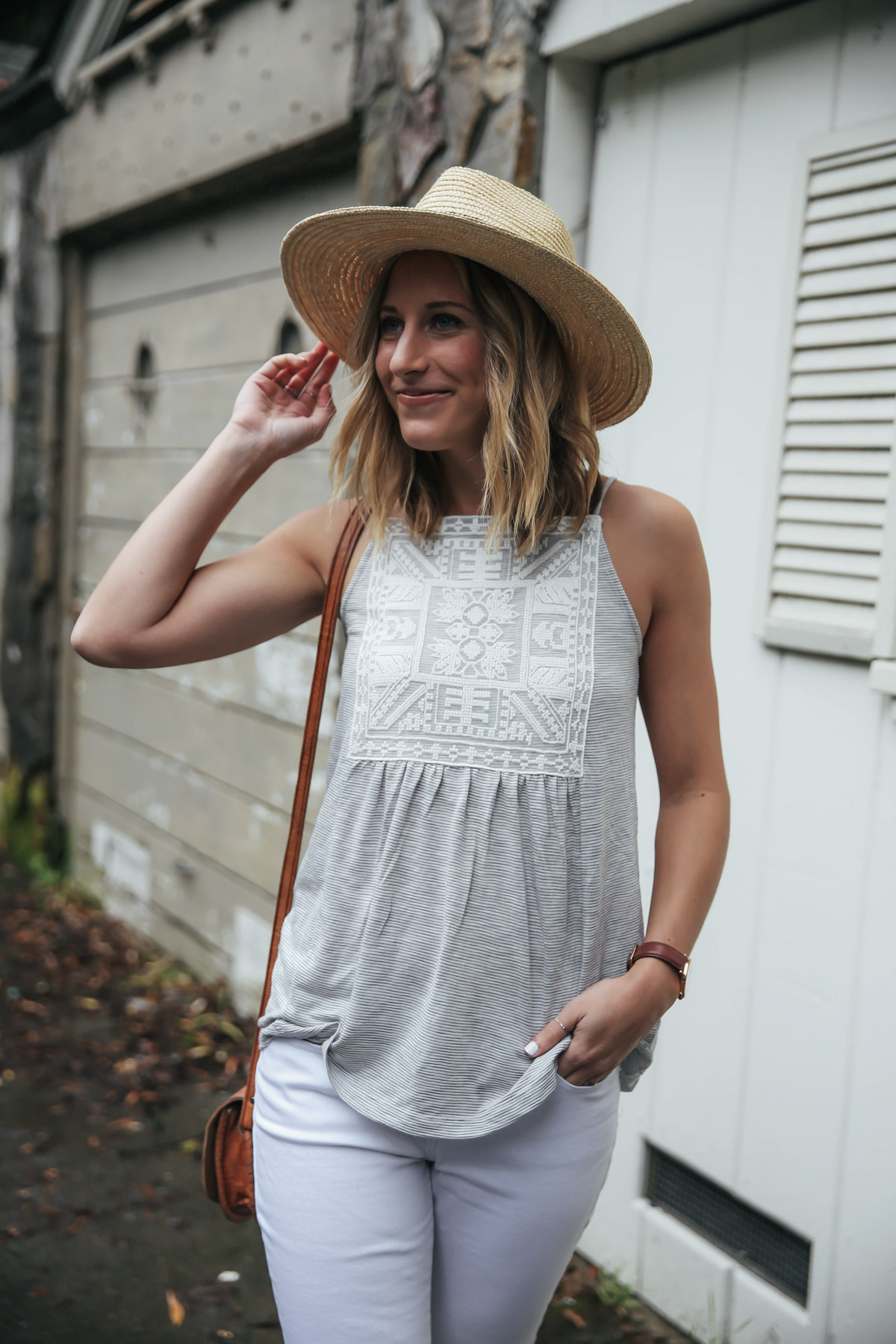 Amanda Holstein in Old Navy top