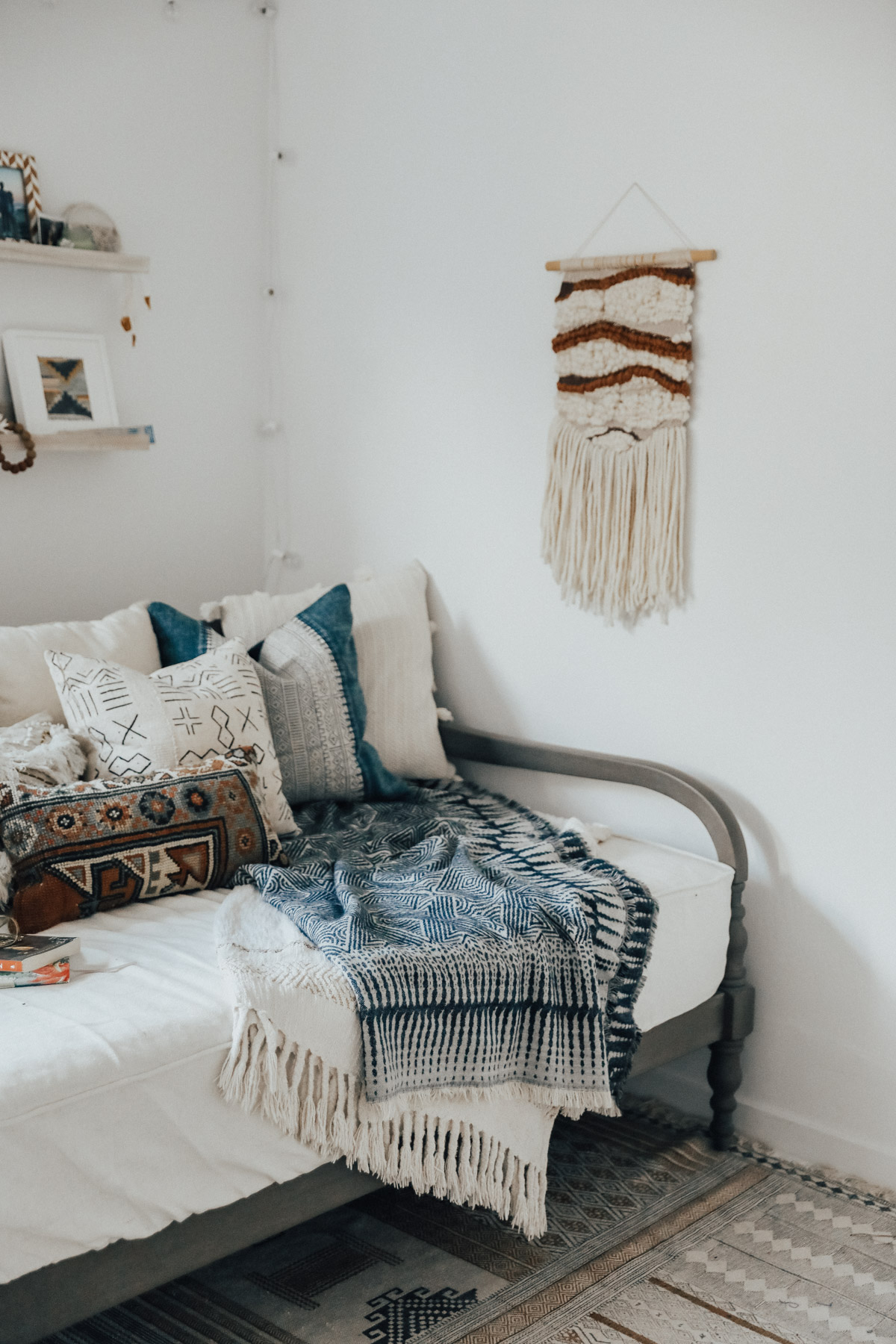 world market daybed with lulu & georgia pillows