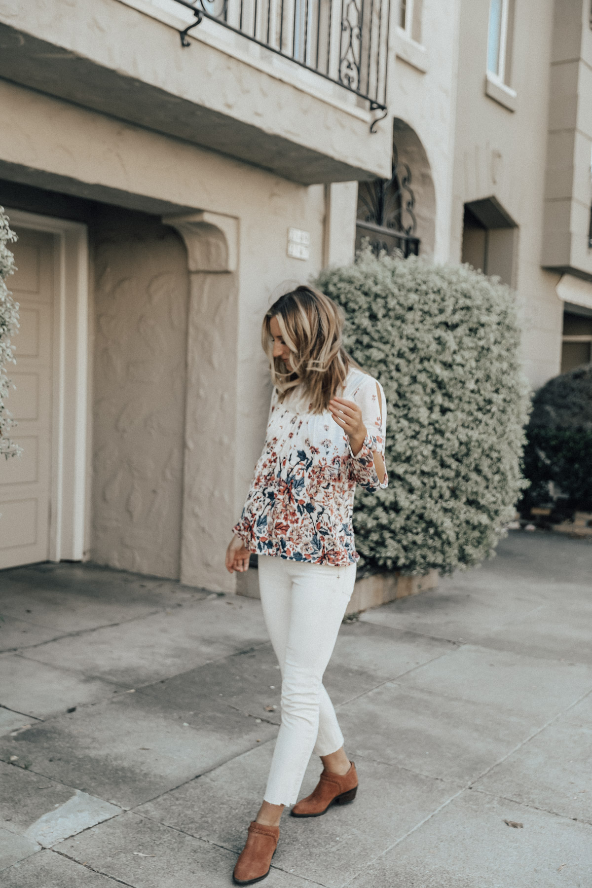 fall color trend rust & ivory outfit