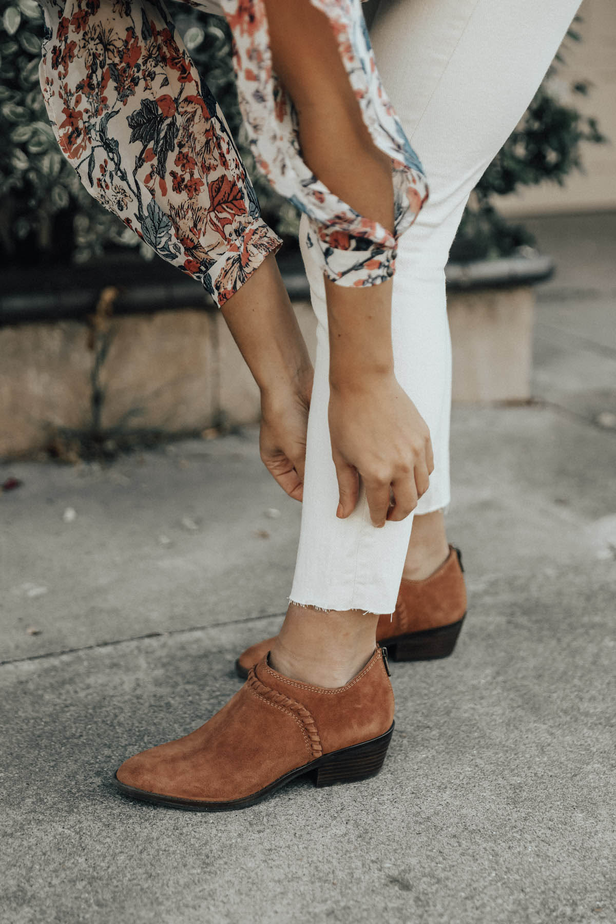 Rust color clearance booties