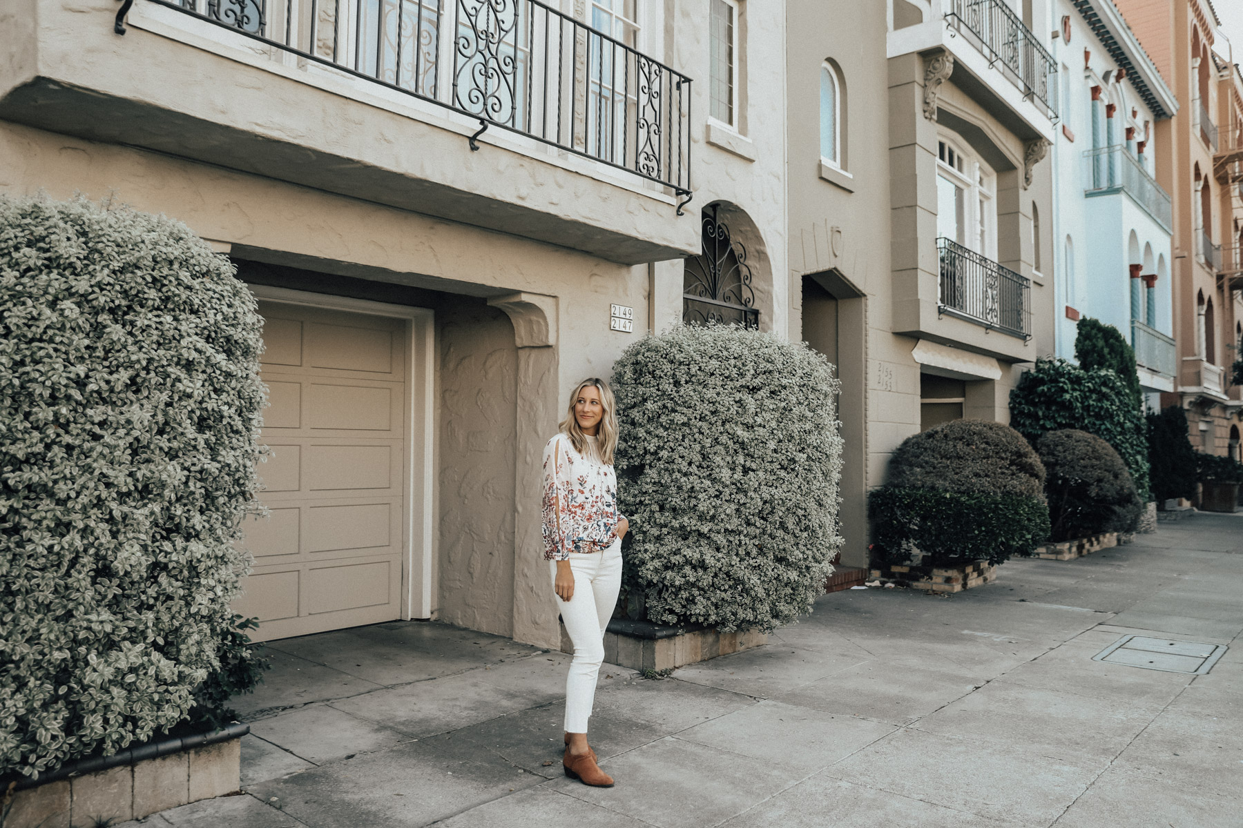 fall color trend rust & ivory outfit