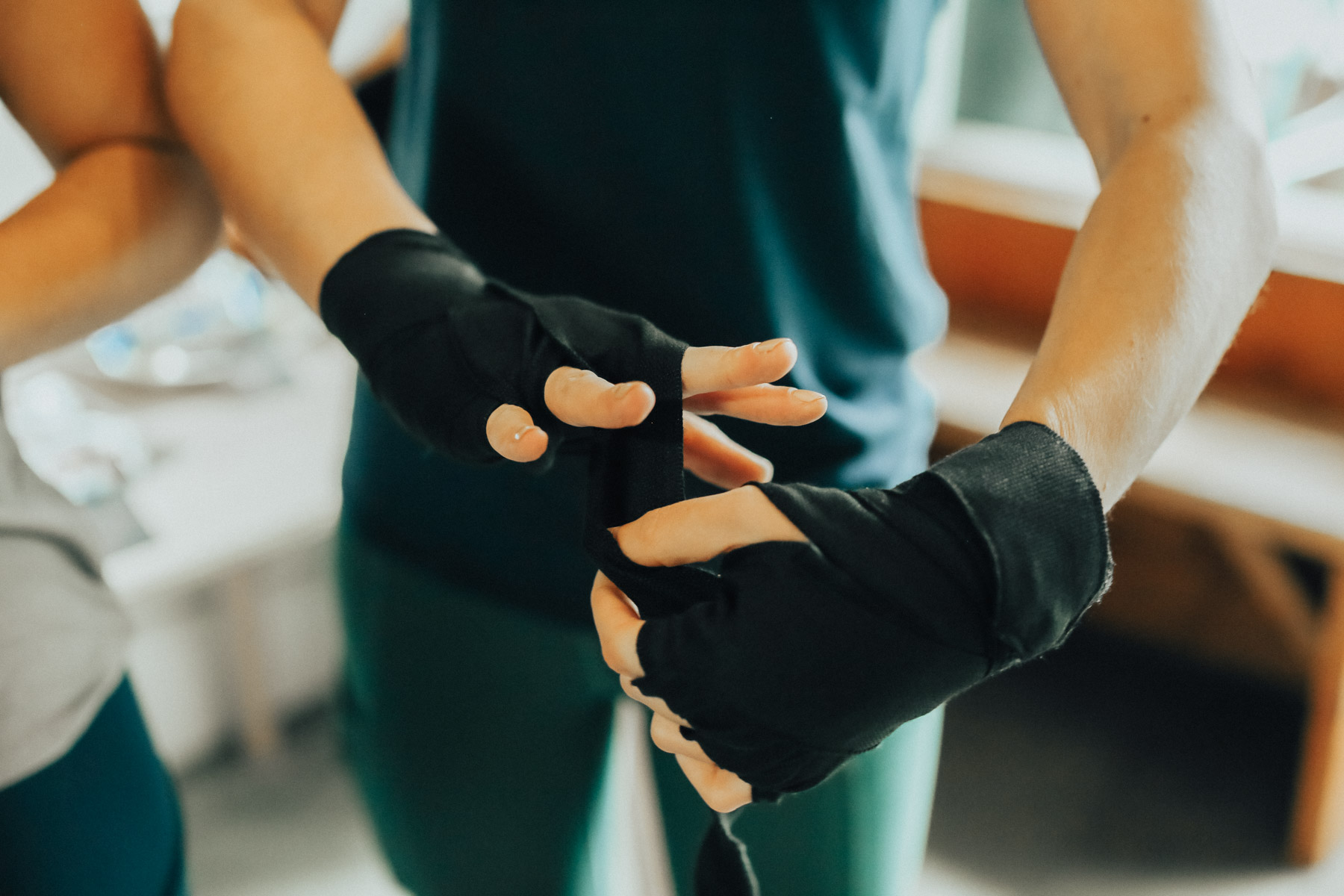 new workout class boxing in Athleta