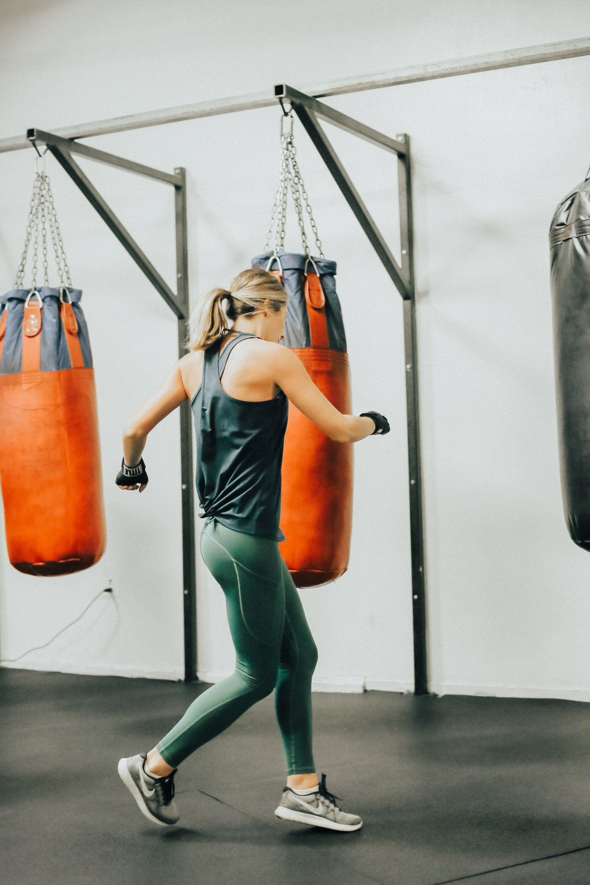new workout class boxing in Athleta