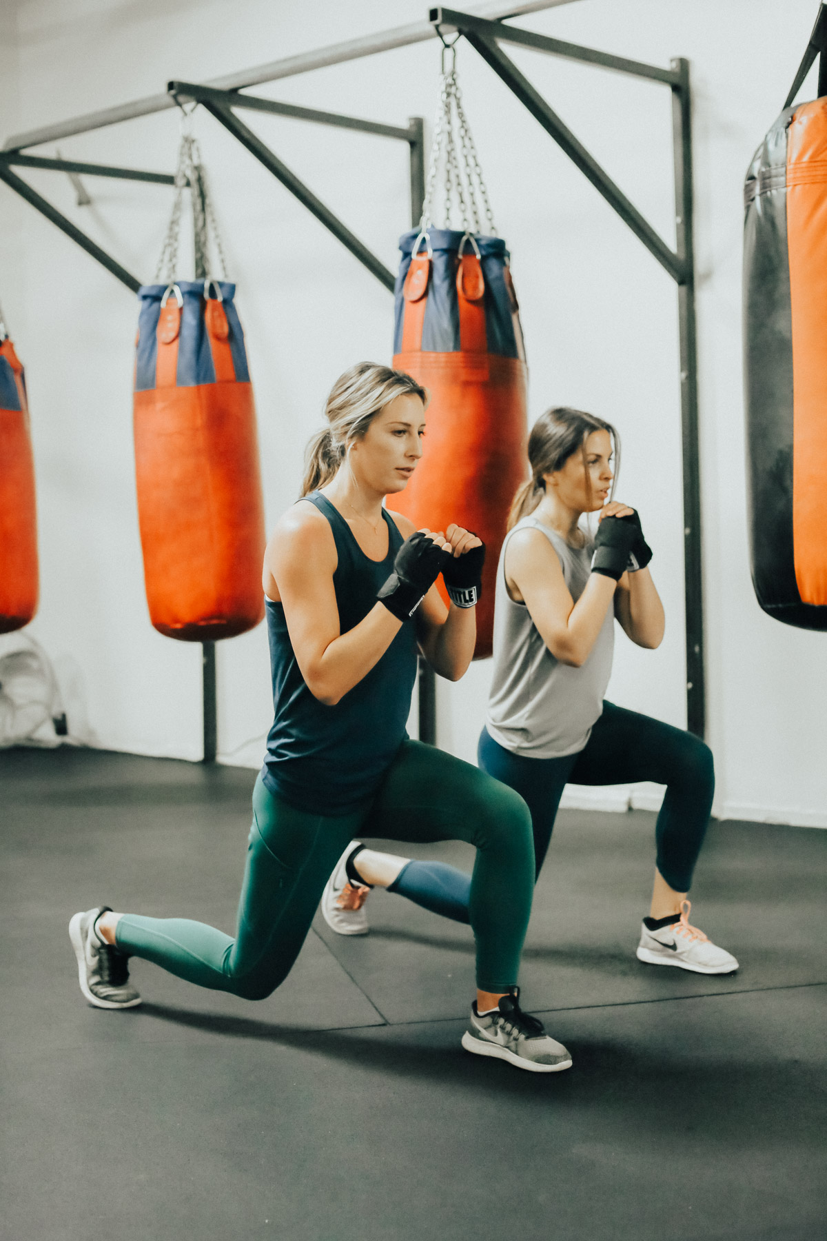 new workout class boxing in Athleta