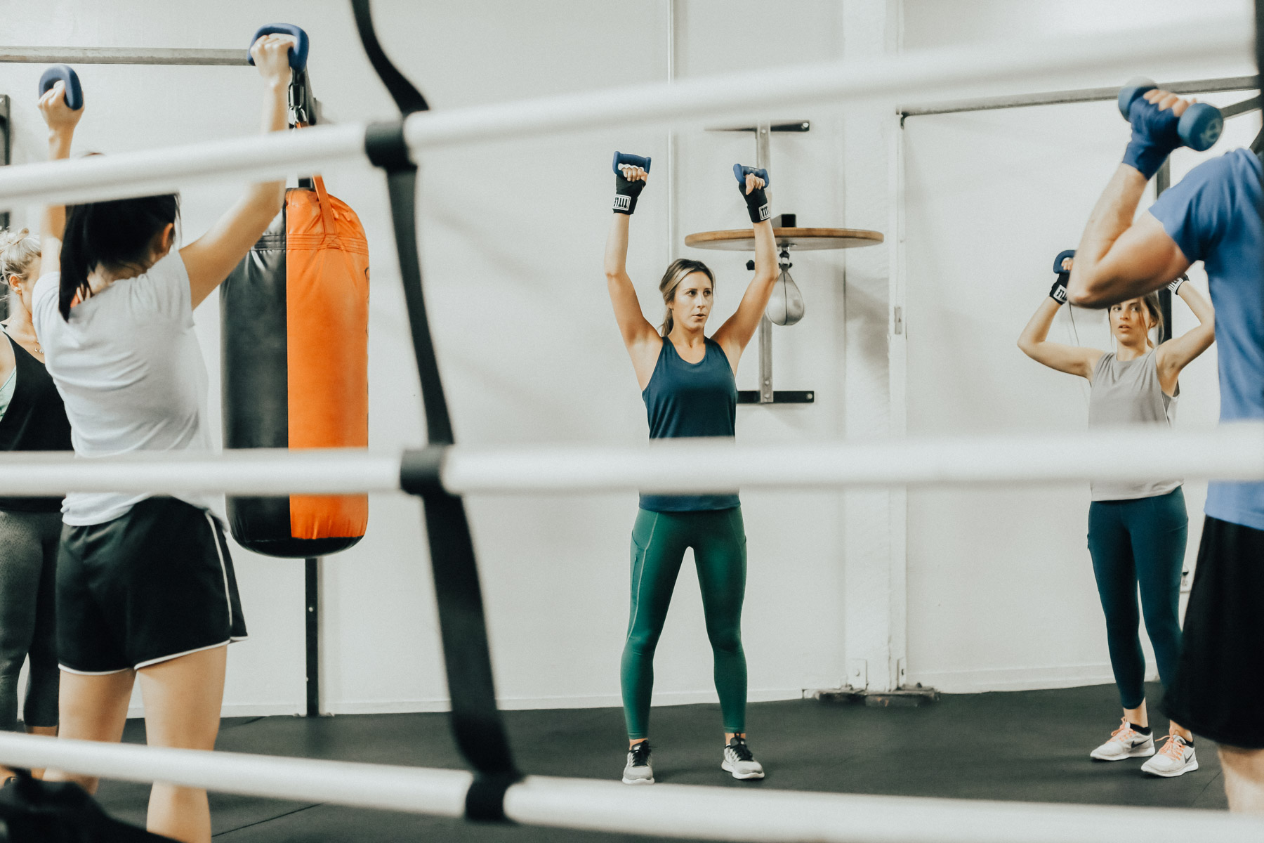 new workout class boxing in Athleta