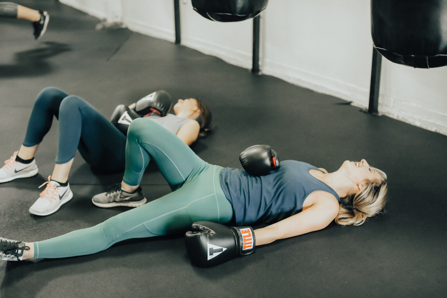 new workout class boxing in Athleta