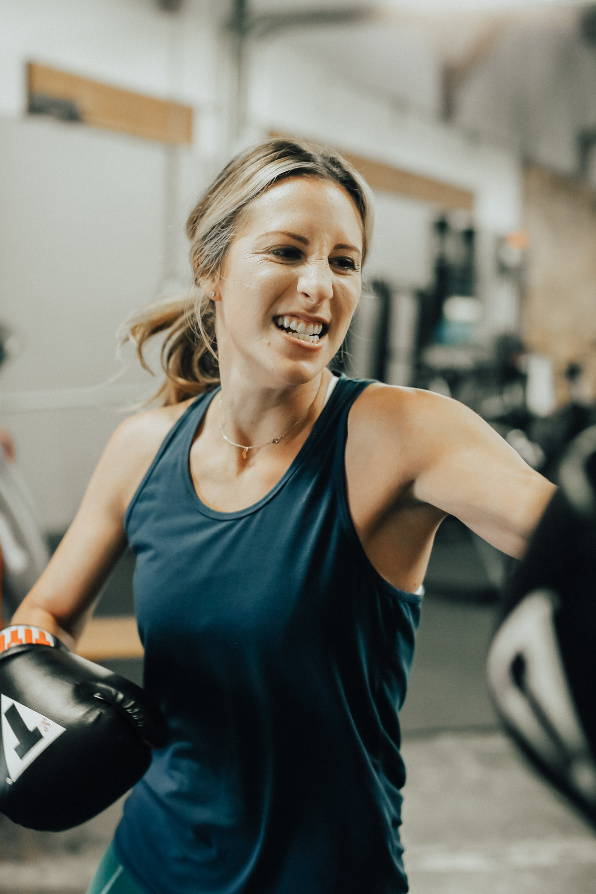 new workout class boxing in Athleta