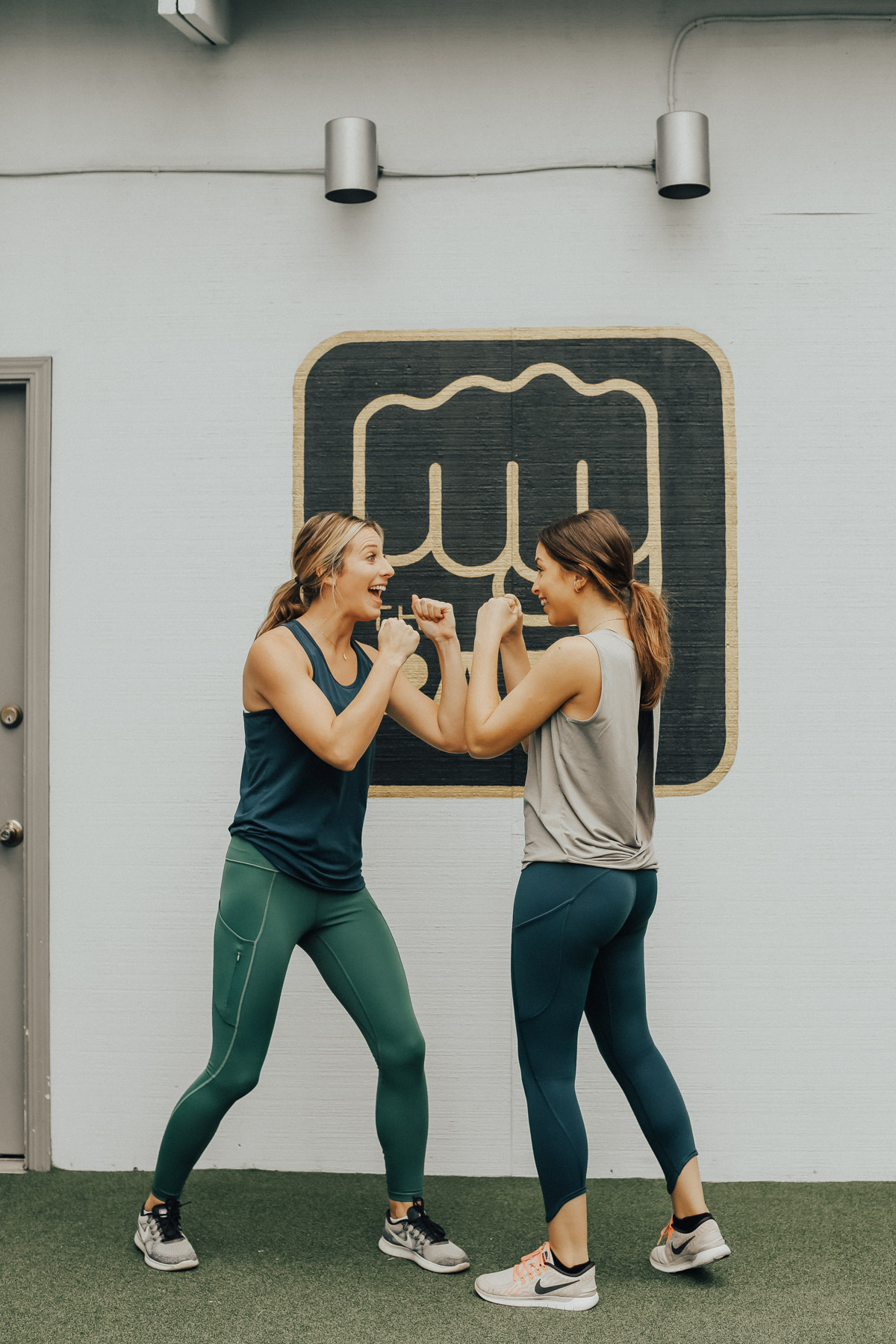 new workout class boxing in Athleta