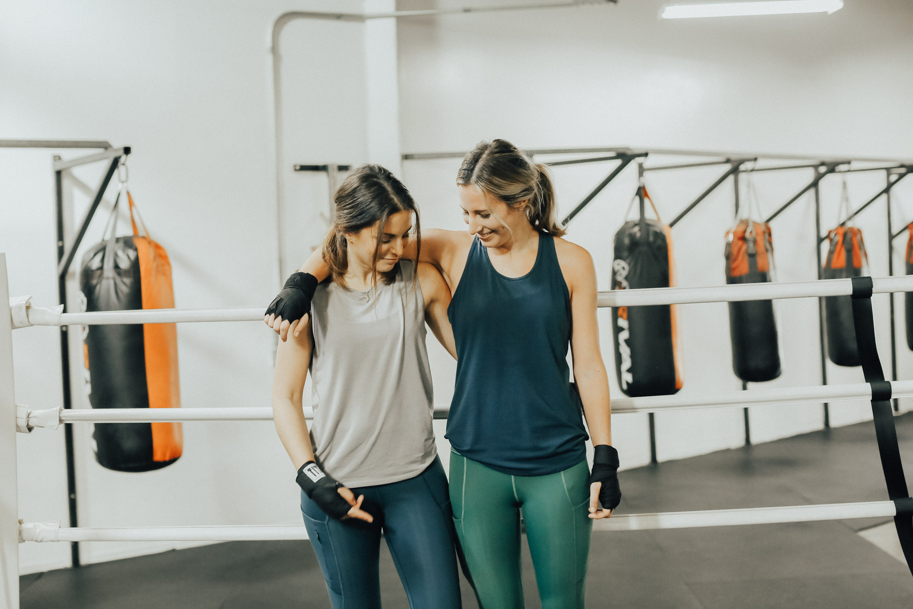 new workout class boxing in Athleta