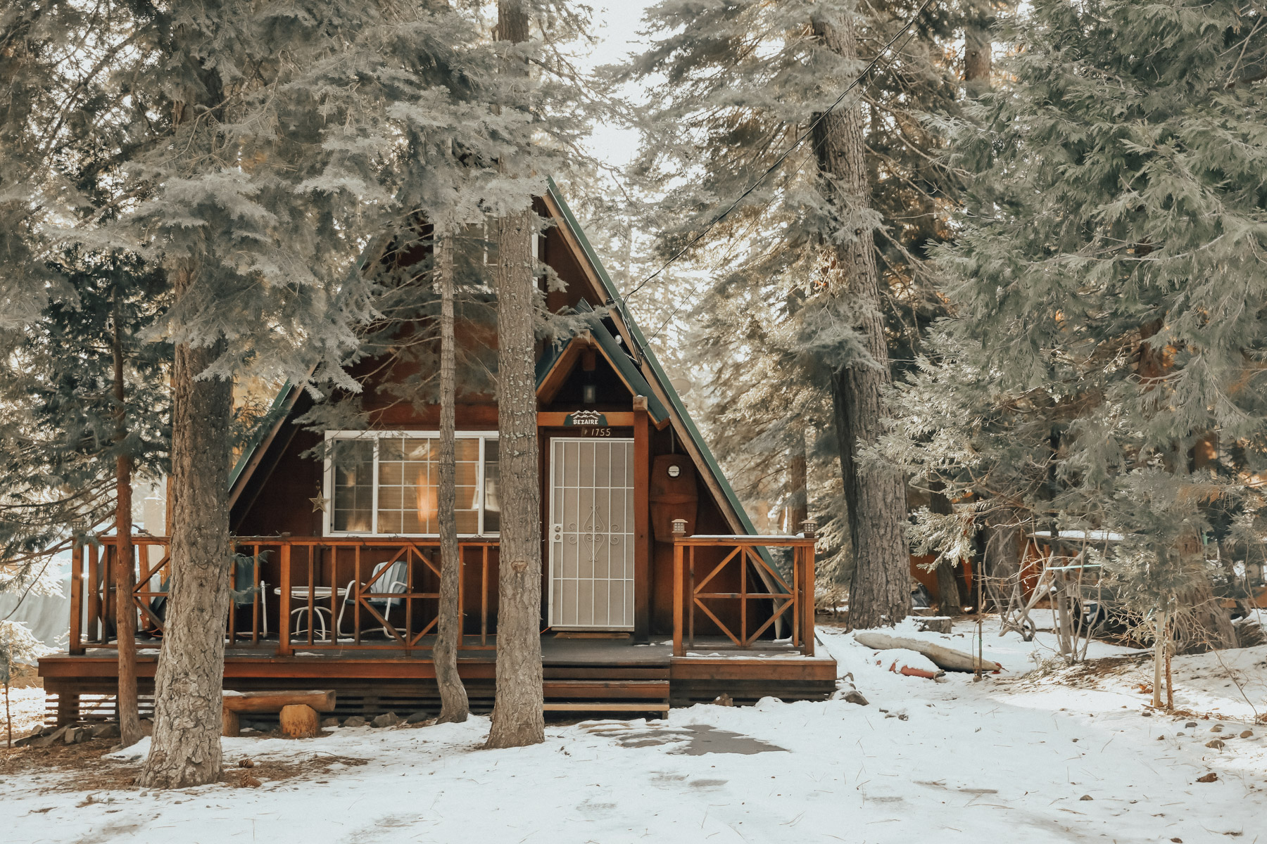 aframe cabin in tahoe