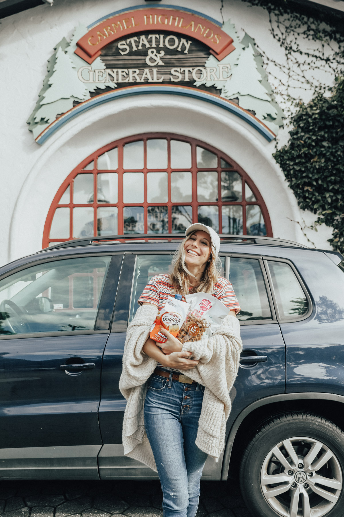 road trip snacks outfit