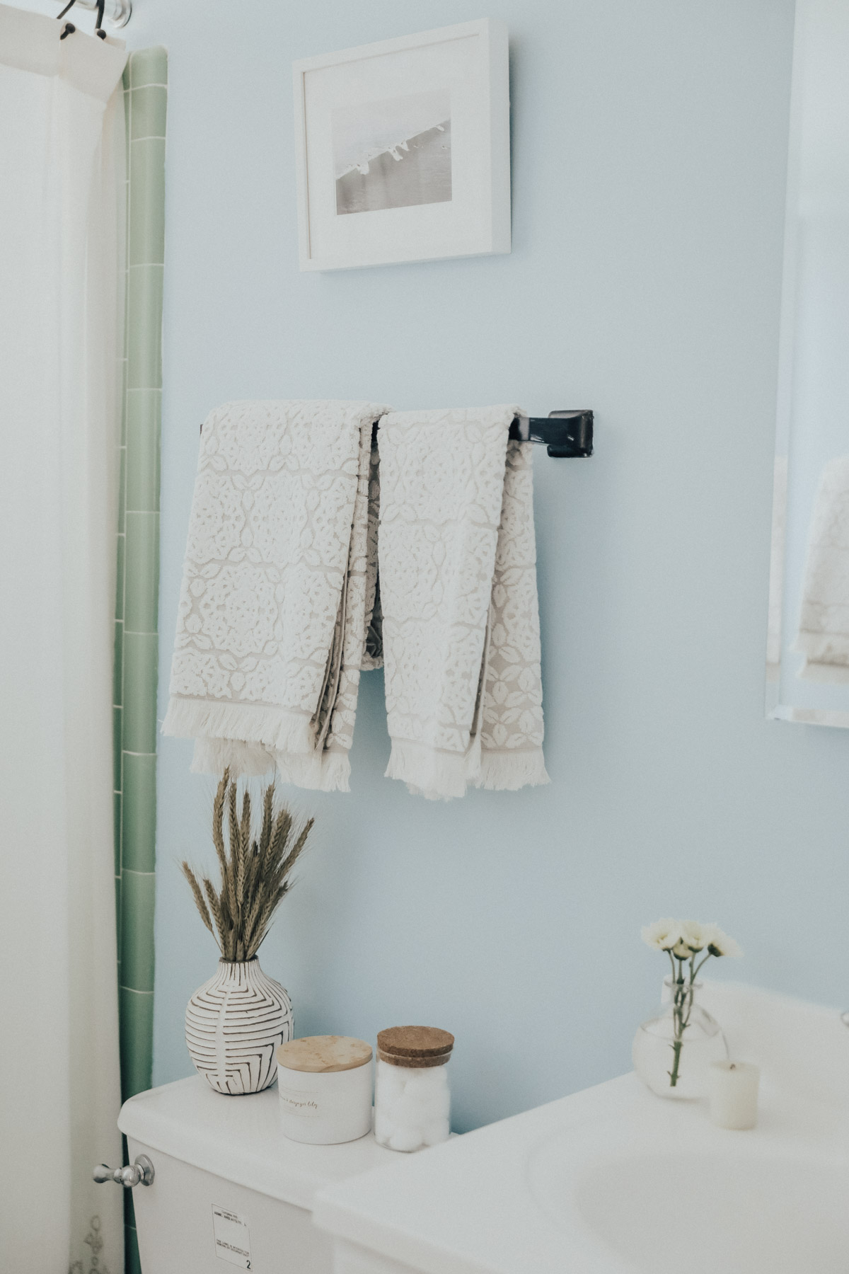 rental bathroom makeover before and after DIY